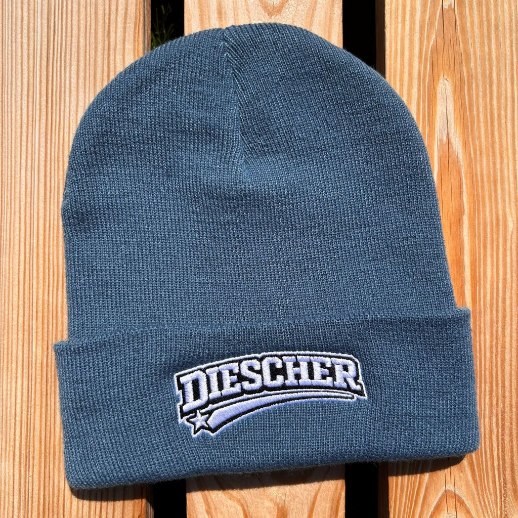 Mütze #DIESCHER Bestickter Sachsen Beanie für Damen & Herren | Sächsische Strickmütze