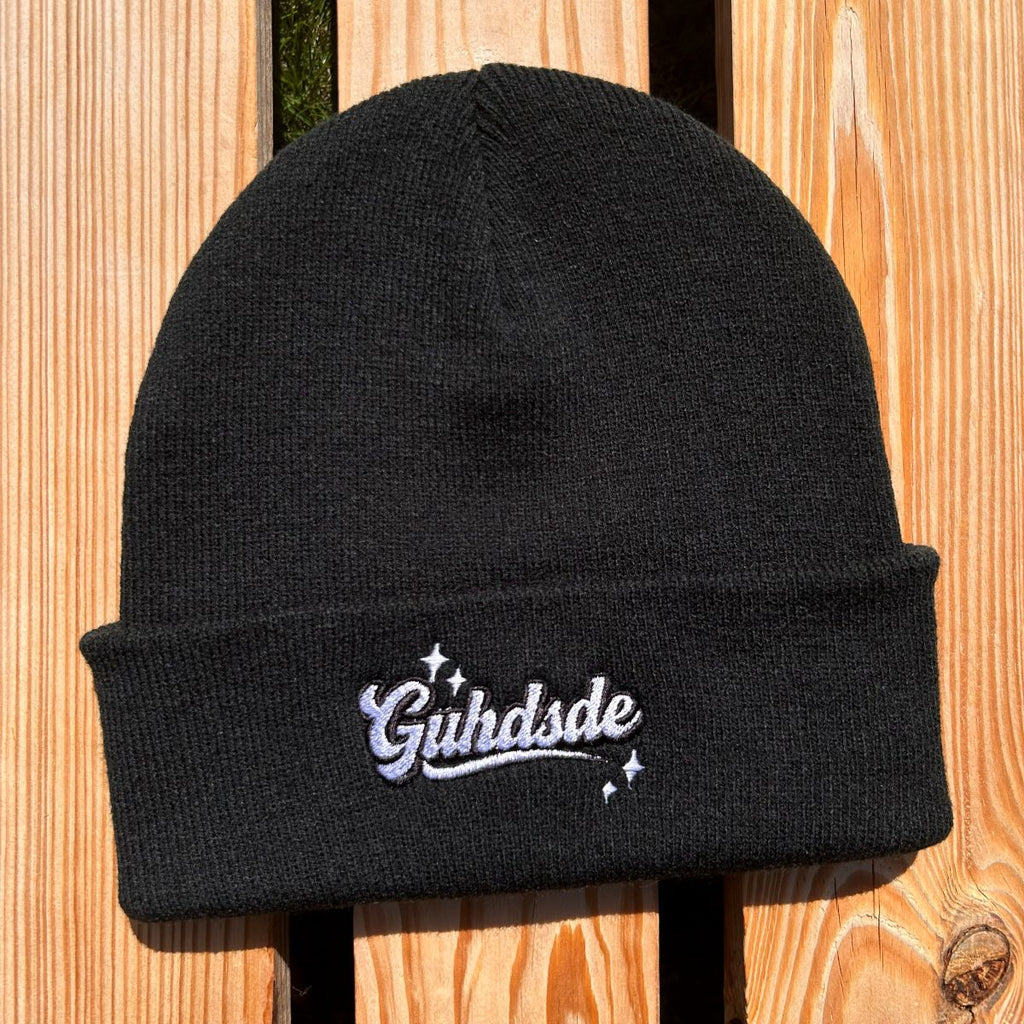 Mütze #GUHDSDE Bestickter Sachsen Beanie für Damen | Sächsische Strickmütze