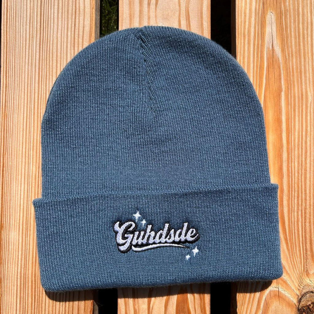 Mütze #GUHDSDE Bestickter Sachsen Beanie für Damen | Sächsische Strickmütze