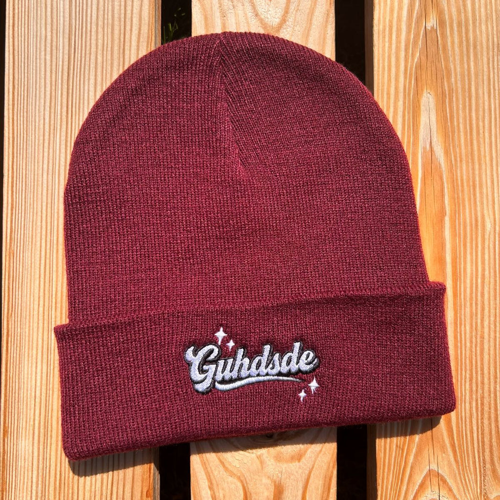 Mütze #GUHDSDE Bestickter Sachsen Beanie für Damen | Sächsische Strickmütze