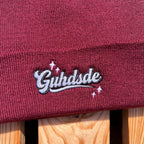 Mütze #GUHDSDE Bestickter Sachsen Beanie für Damen | Sächsische Strickmütze