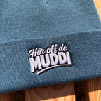 Mütze #MUDDI Bestickter Sachsen Beanie für Damen | Sächsische Strickmütze
