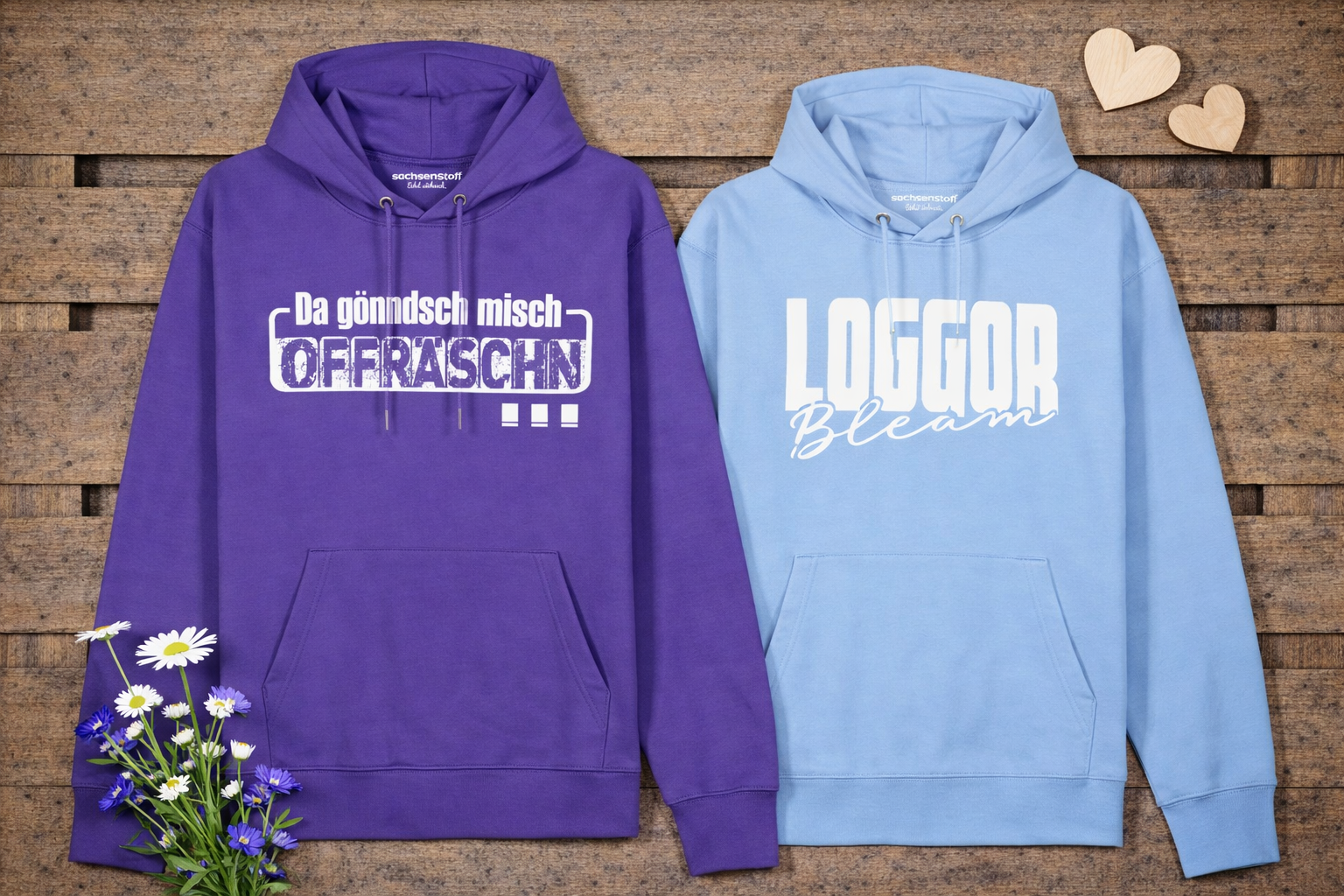 Sächsische Hoodies von sachsenStoff Sachsen Mode Modelabel Dresden Leipzig Shop