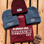 Mütze #VADDI Bestickter Sachsen Beanie für Herren | Sächsische Strickmütze