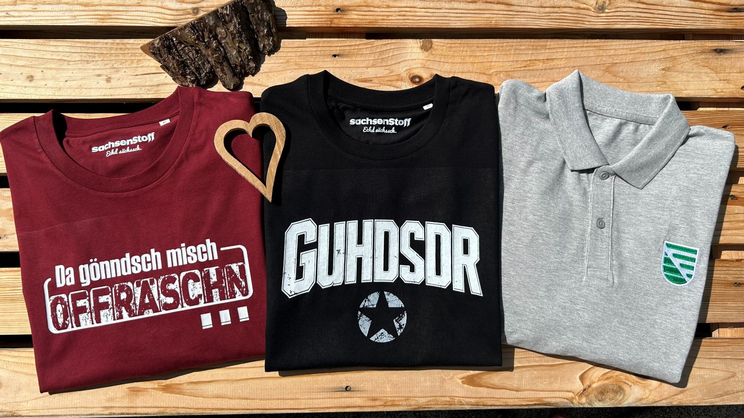 Sächsische T-Shirts und Hoodies für Damen und Herren von sachsenStoff dem Modelabel aus Sachsen