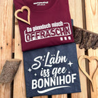 Sächsische T-Shirts und Hoodies Sachsen Mode von sachsenStoff im sächischen Dialekt