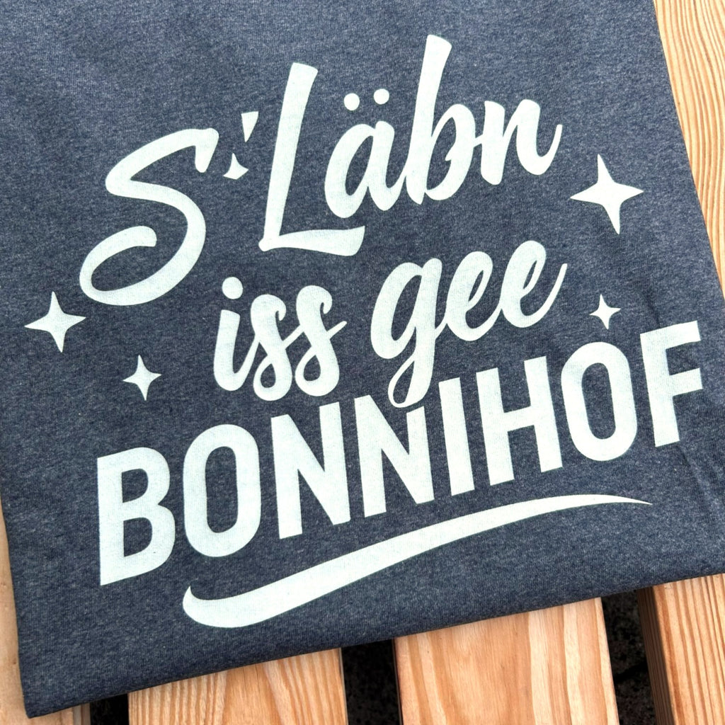#BONNIHOF Sachsen T-Shirt für Herren | Sächsisches Dialekt Shirt aus Bio-Baumwolle
