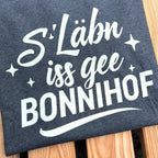 #BONNIHOF Sachsen T-Shirt für Herren | Sächsisches Dialekt Shirt aus Bio-Baumwolle
