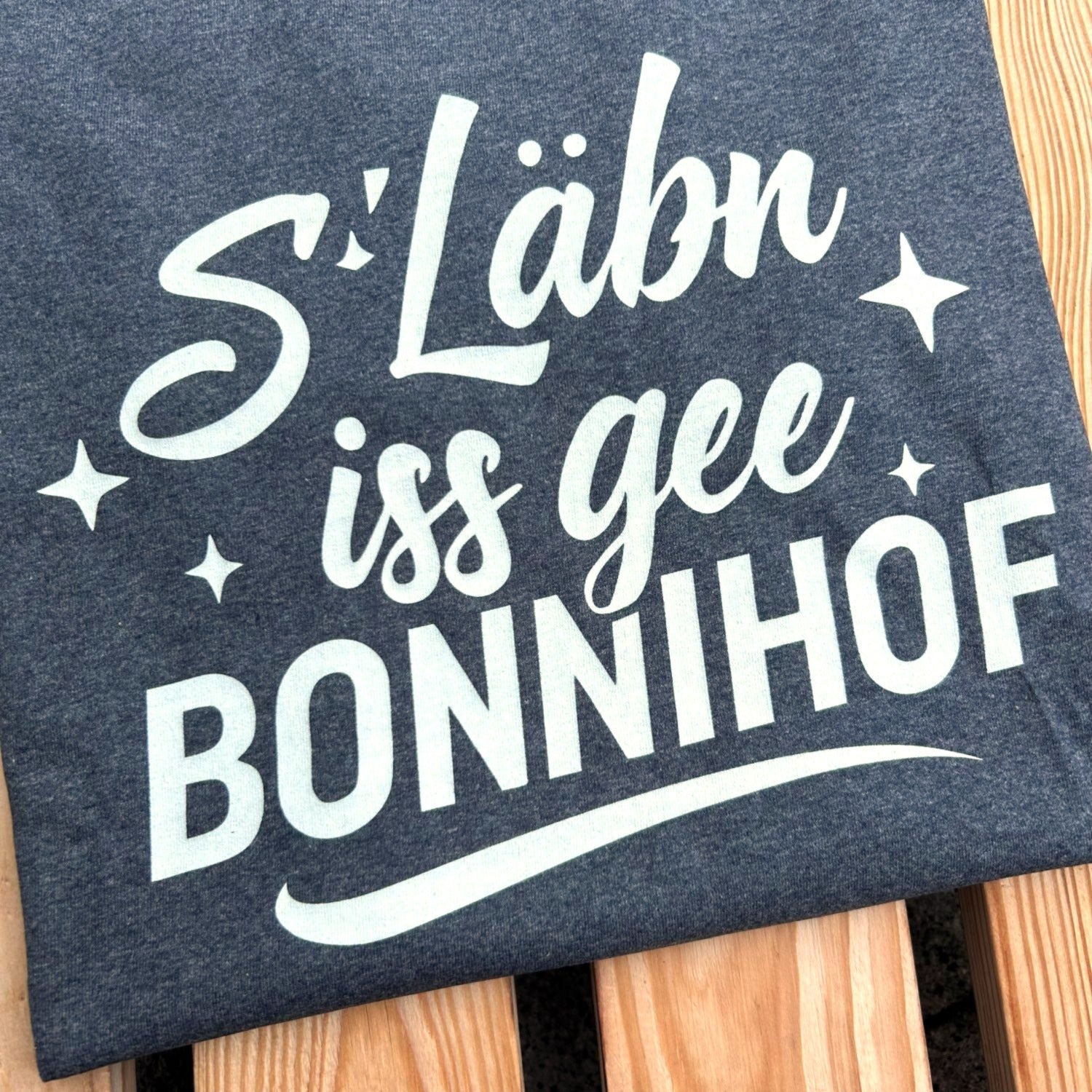 #BONNIHOF Sachsen T-Shirt für Herren | Sächsisches Dialekt Shirt aus Bio-Baumwolle