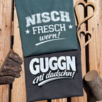 #NIDADSCHN Sachsen T-Shirt für Damen | Sächsisches Heimat Shirt aus Bio-Baumwolle