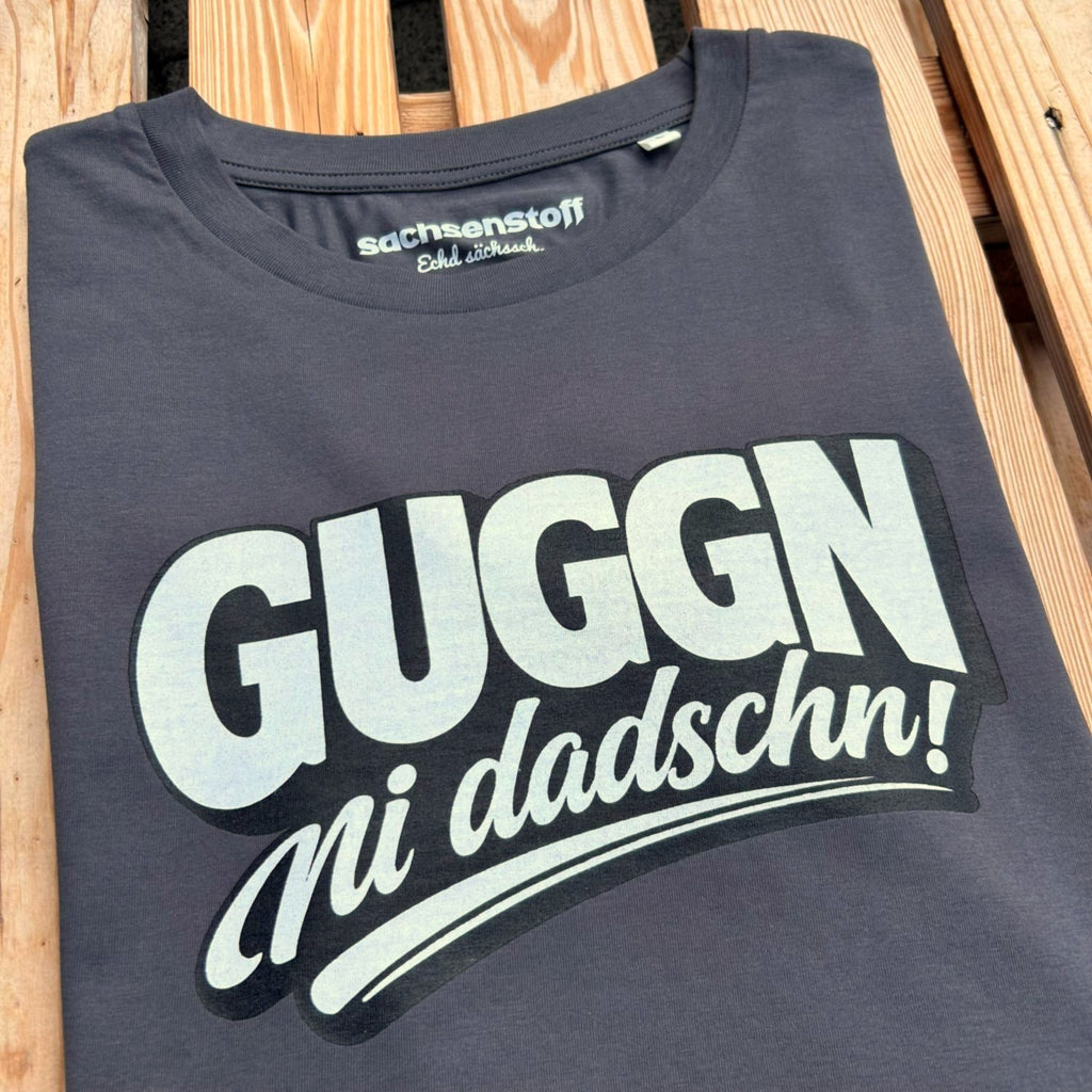 #NIDADSCHN Sachsen T-Shirt für Damen | Sächsisches Heimat Shirt aus Bio-Baumwolle