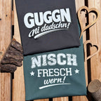 Sächsische T-Shirts und Hoodies Sachsen Mode von sachsenStoff im sächischen Dialekt