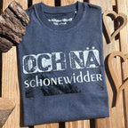 #SCHONEWIDDER Sachsen T-Shirt für Herren | Sächsisches Dialekt Shirt aus Bio-Baumwolle