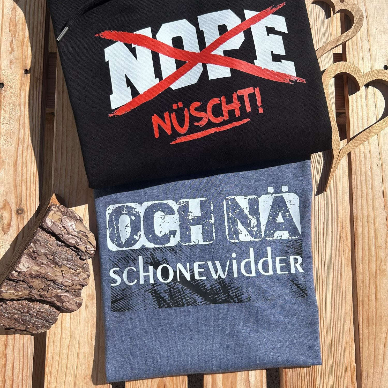 #SCHONEWIDDER Sachsen T-Shirt für Herren | Sächsisches Dialekt Shirt aus Bio-Baumwolle