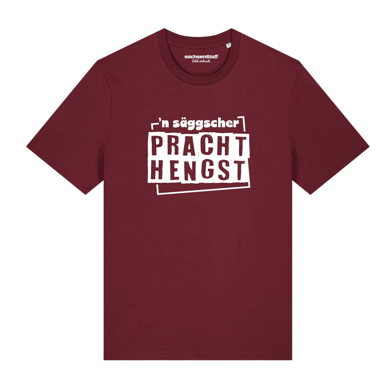 #SÄGGSCHERPRACHTHENGST Herrenshirt