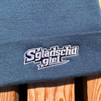 Mütze #S GLADSCHD GLEI Bestickter Sachsen Beanie für Damen & Herren | Sächsische Strickmütze