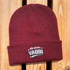 Mütze #VADDI Bestickter Sachsen Beanie für Herren | Sächsische Strickmütze